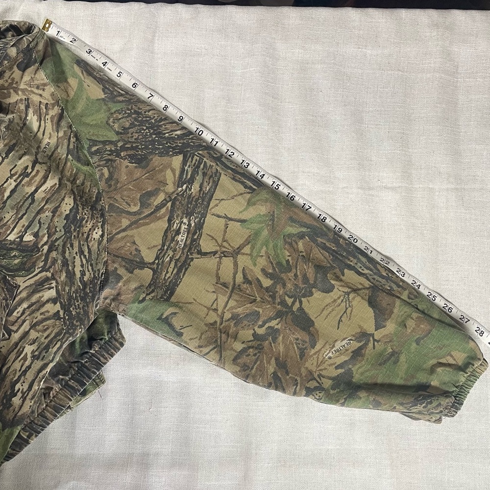 VTG 80s/90s Realtree Camouflage Bomber Snap Jacket by Liberty Made in USA - Picture 13 of 14